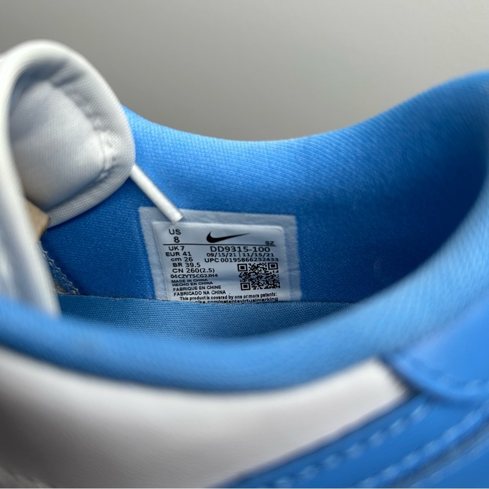 Nike Air Jordan 1 Low Golf UNC (8M/9.5W) - Picture 10 of 12